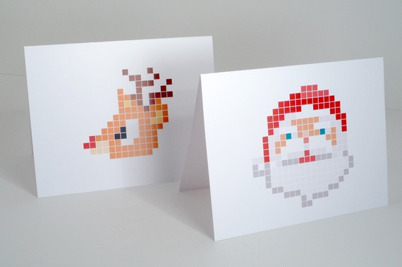 Pixelated Christmas Card 2